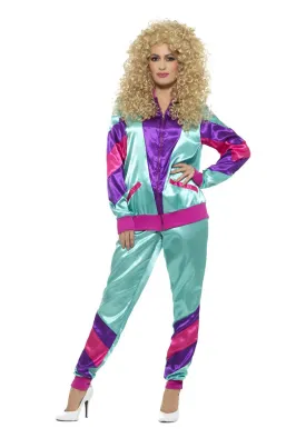 80s Height of Fashion Shell Suit Costume Female