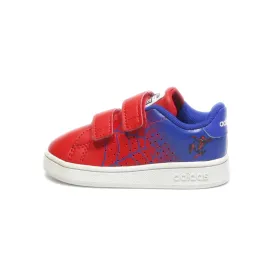 Adidas Advantage Sneakers Leather Red Colour For Kids