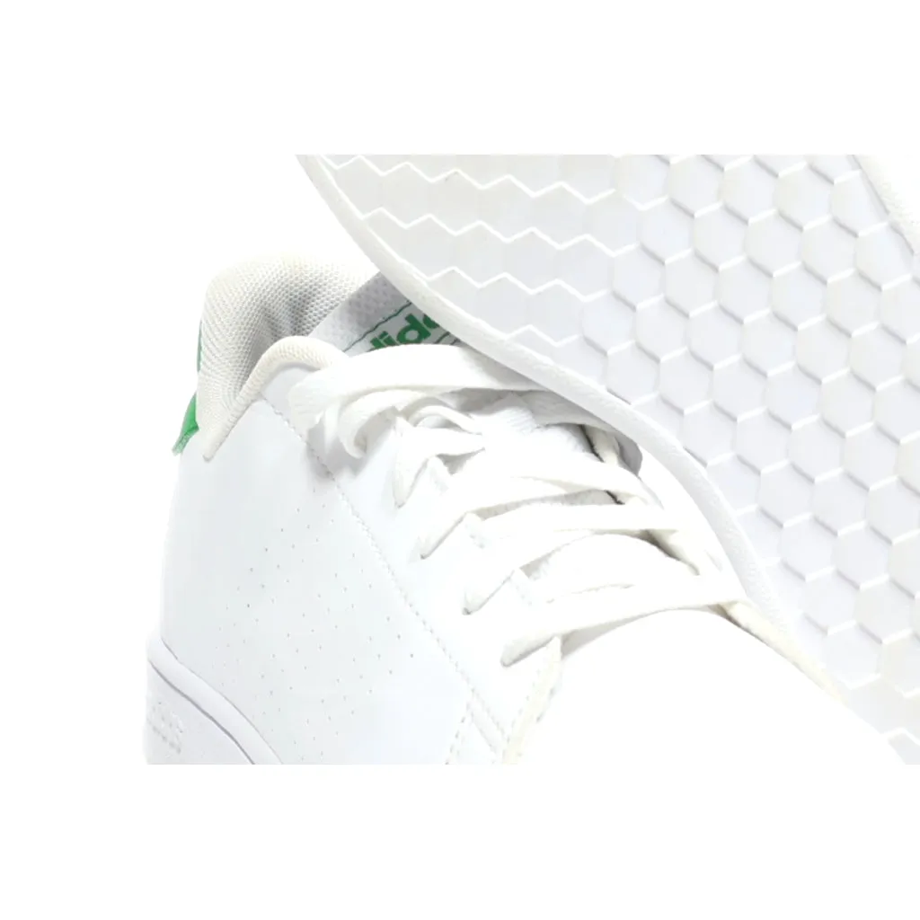 Adidas Court Advantage Low-Top Sneakers Pu Leather White Colour For Women