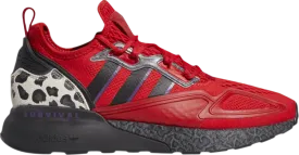 Adidas Jalen Ramsey x ZX 2K Boost 'Survival Is Rare' Sneakers, Red