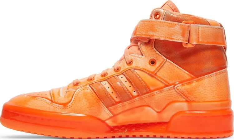 Adidas Jeremy Scott x Forum High 'Dipped - Signal Orange' Sneakers, orange