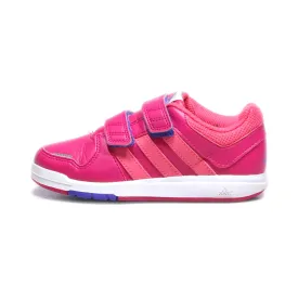 Adidas Lk Trainer Sneakers Leather Pink Colour For Kids