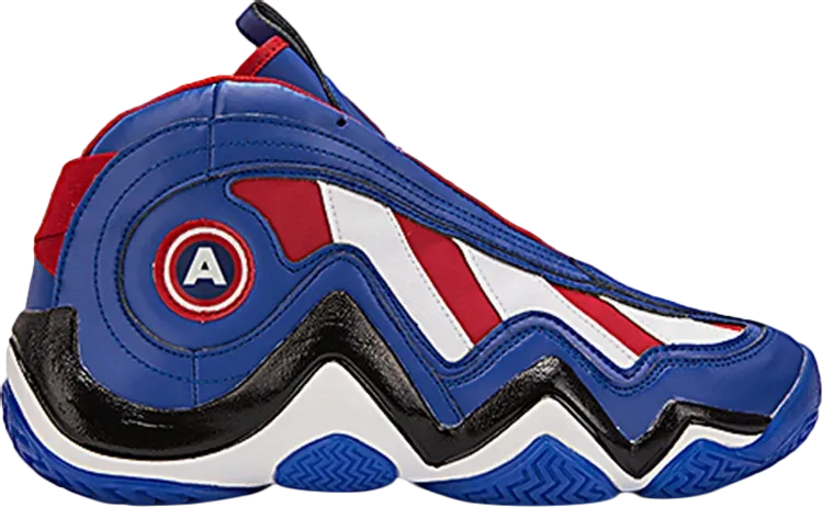 Adidas Marvel x Crazy 97 'Captain America' Sneakers, Blue