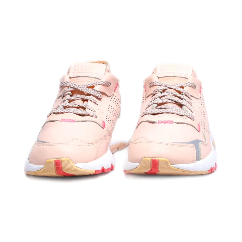 Adidas Nite Jogger C Sneakers Leather Pink Colour For Kids