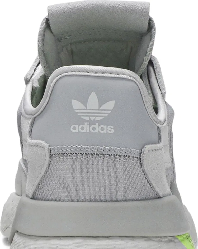 Adidas Nite Jogger 'Signal Green' Sneakers, Gray