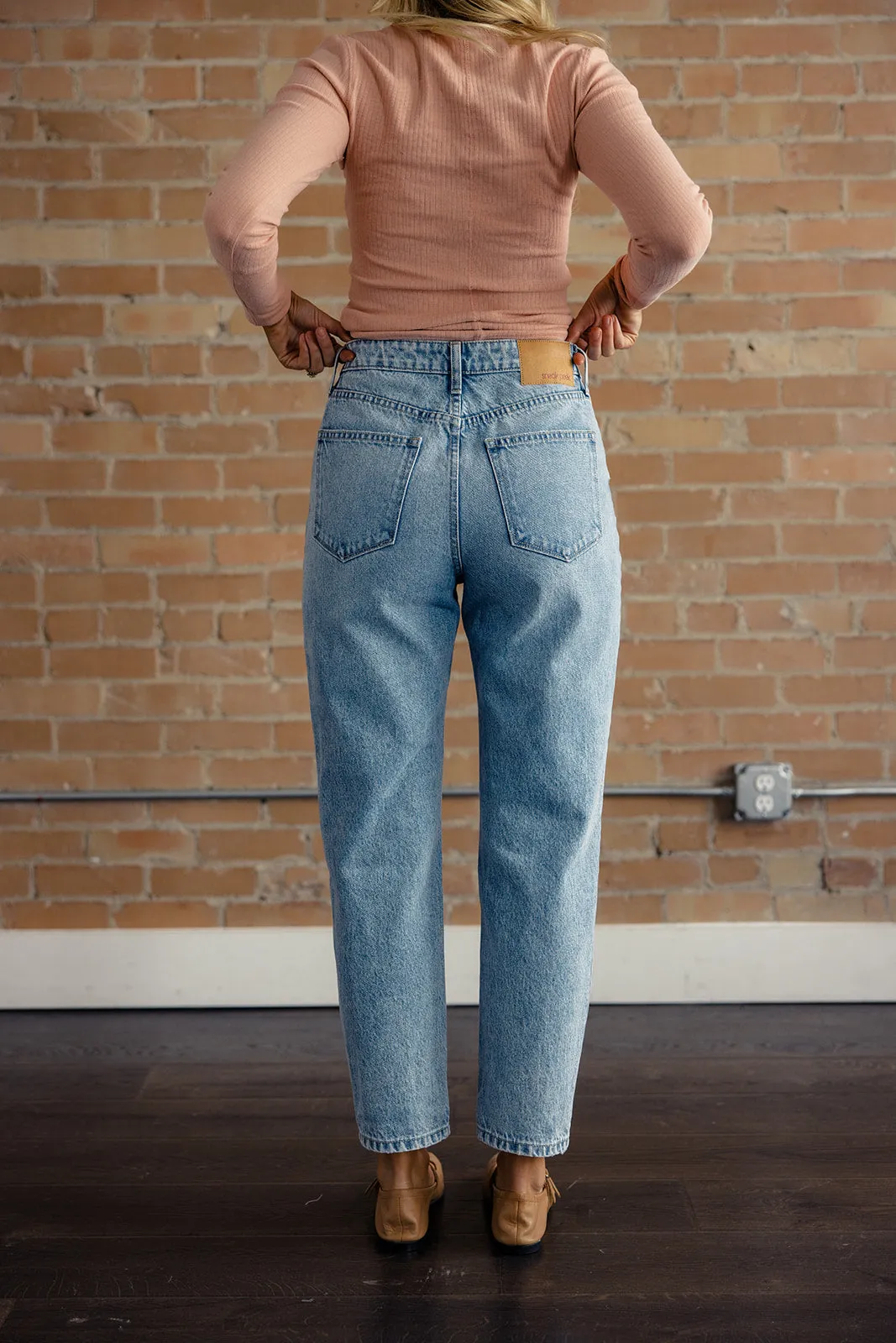 Blake High Rise Mom Jeans