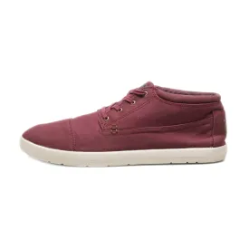 Bobs Casual Lace Ups Canvas Maroon Colour For Men