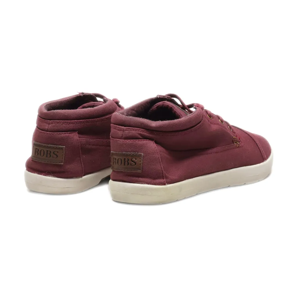 Bobs Casual Lace Ups Canvas Maroon Colour For Men