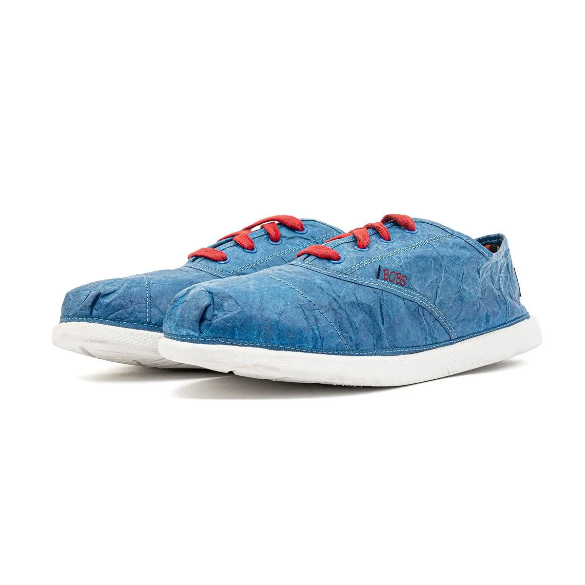 Bobs From Skechers Low-Top Sneakers Leather Blue Colour For Women