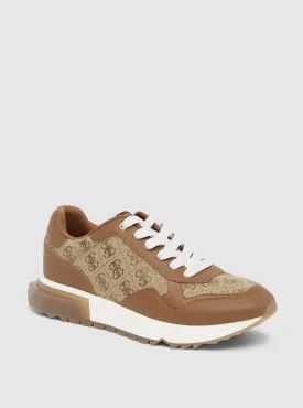 Brown Logo Melany Sneakers