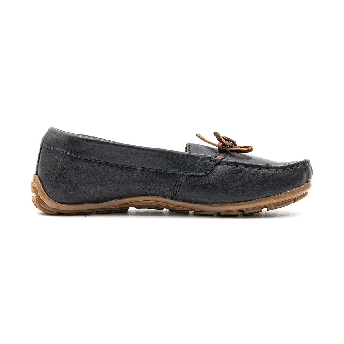 Clarks Dameo Swing Casual Loafers Leather Blue Colour For Women