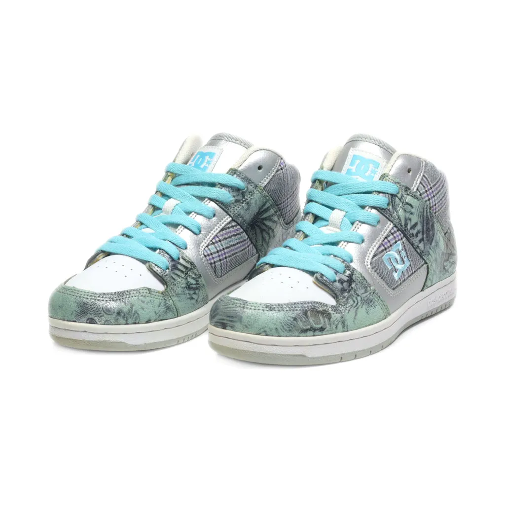 Dc Shoes High-Top Sneakers Canvas Green Colour For Women