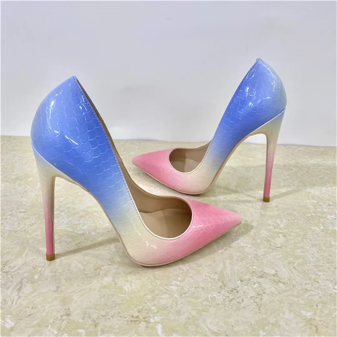 ElegantPointe Microfiber Sky Heels