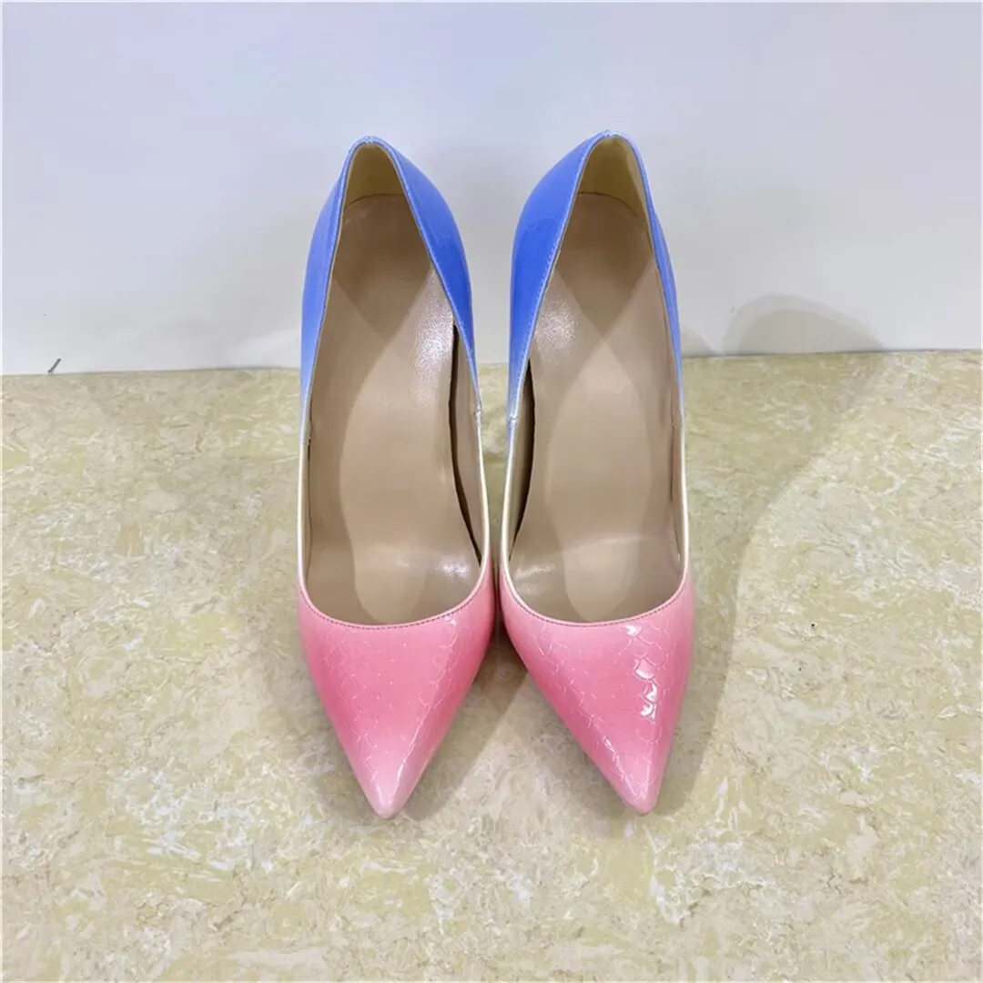 ElegantPointe Microfiber Sky Heels