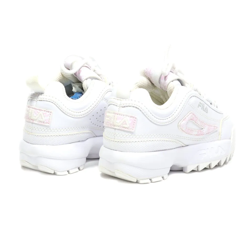 Fila Disruptor Sport Shoes Leather White Colour For Kids