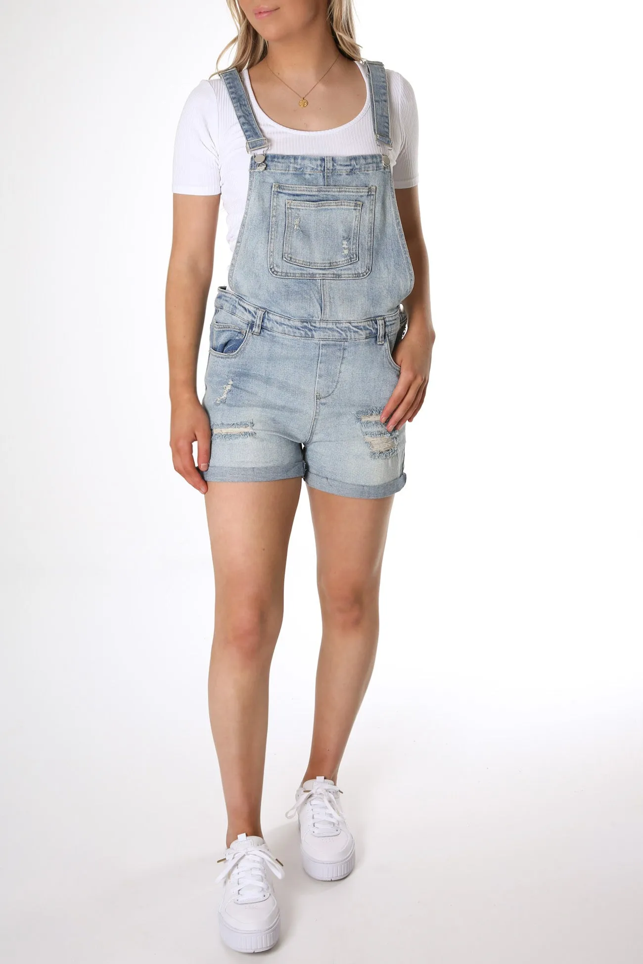 Frida Denim Dungaree Indigo Wash