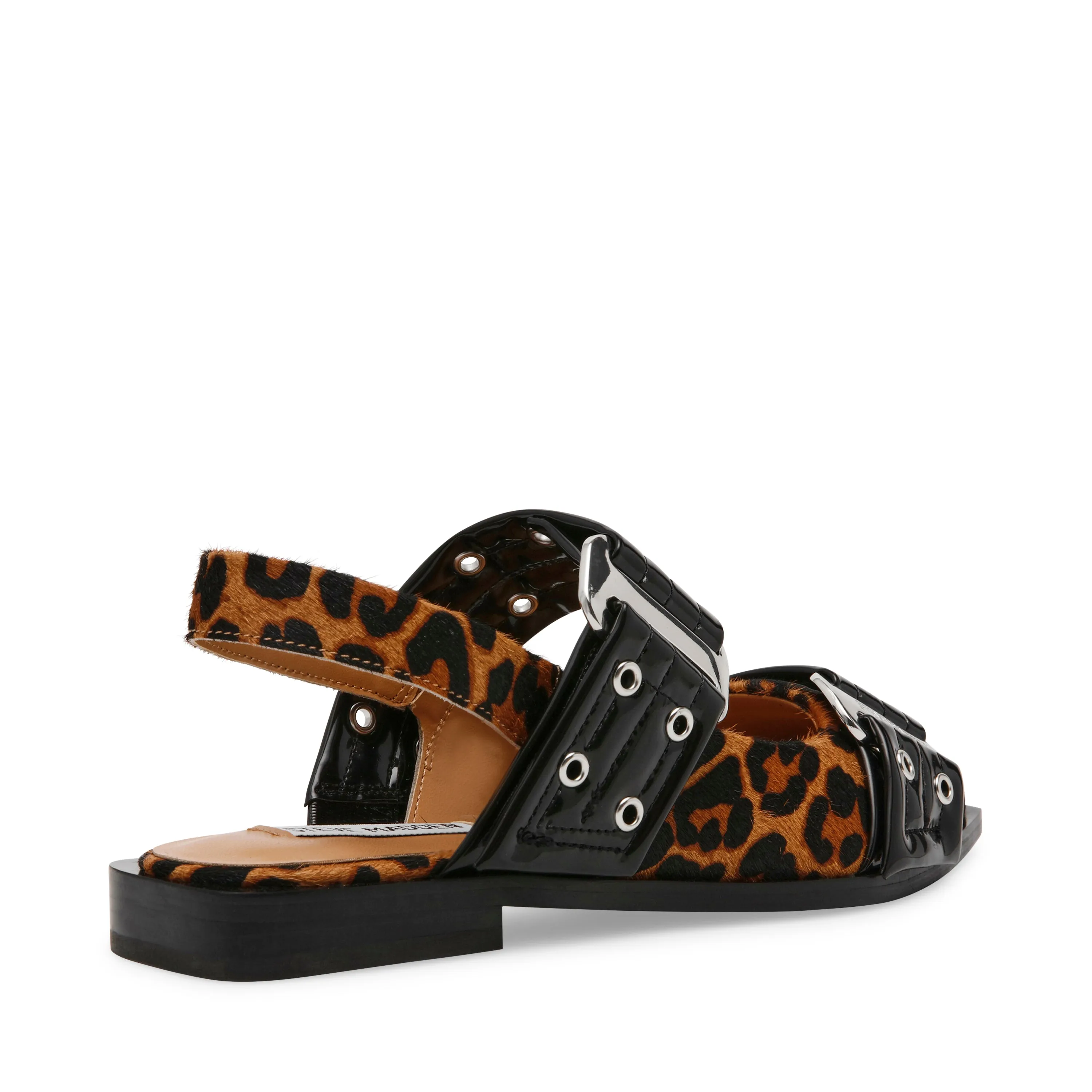 Grand Ave-L Sandal BLACK/ LEOPARD