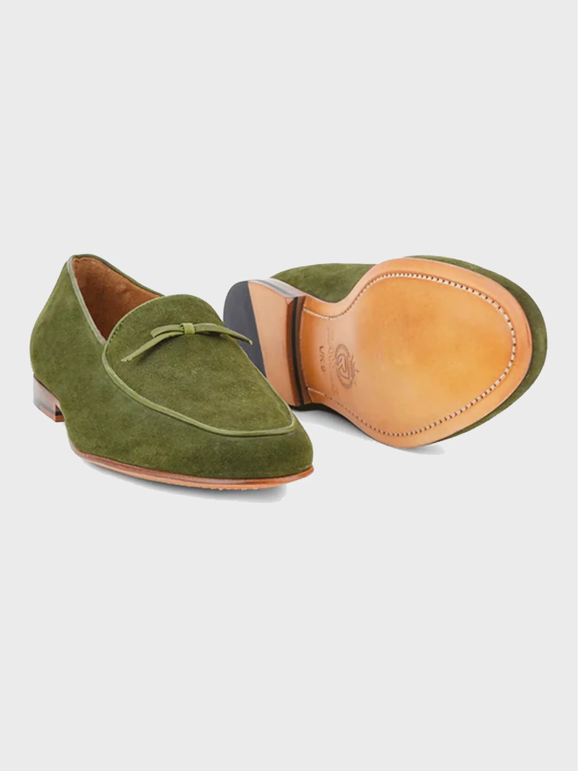 Haute Loafer  - Olive Suede