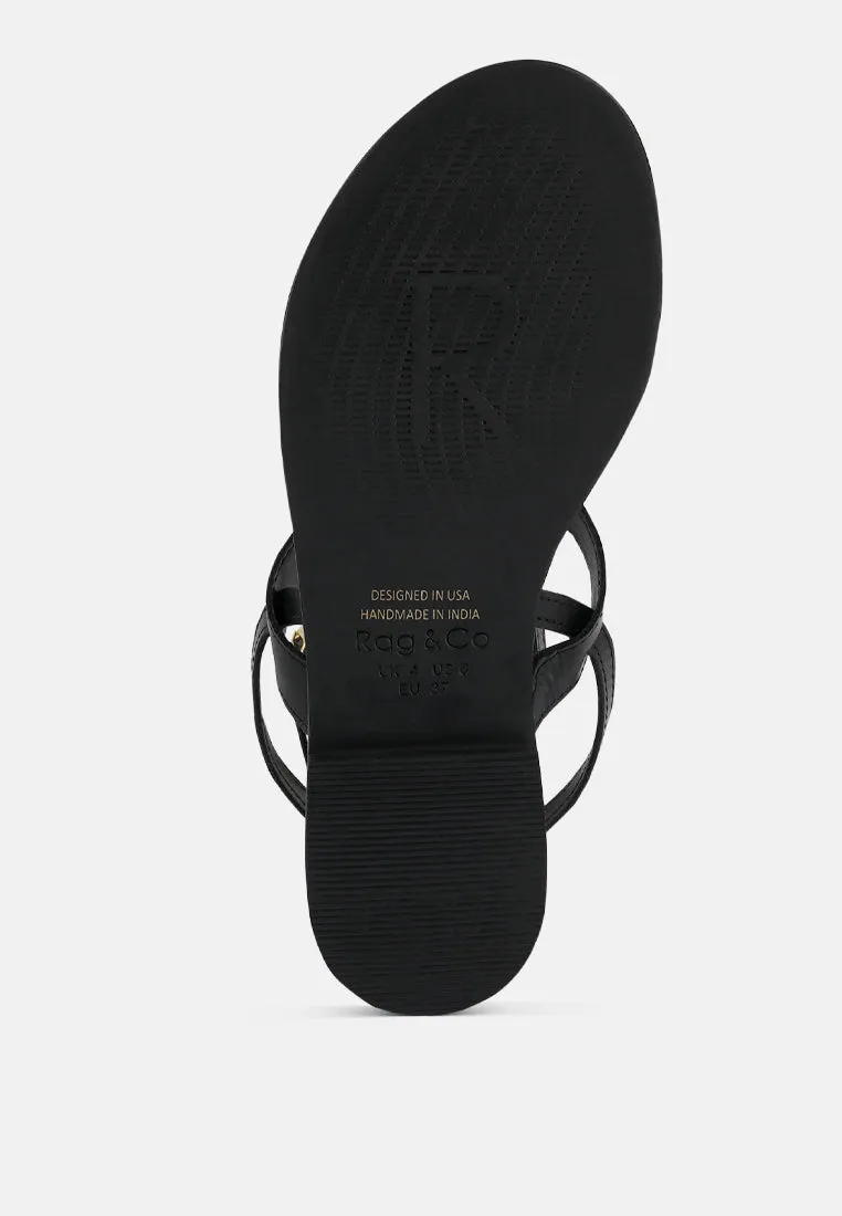 Irene Flat Thong Sandals