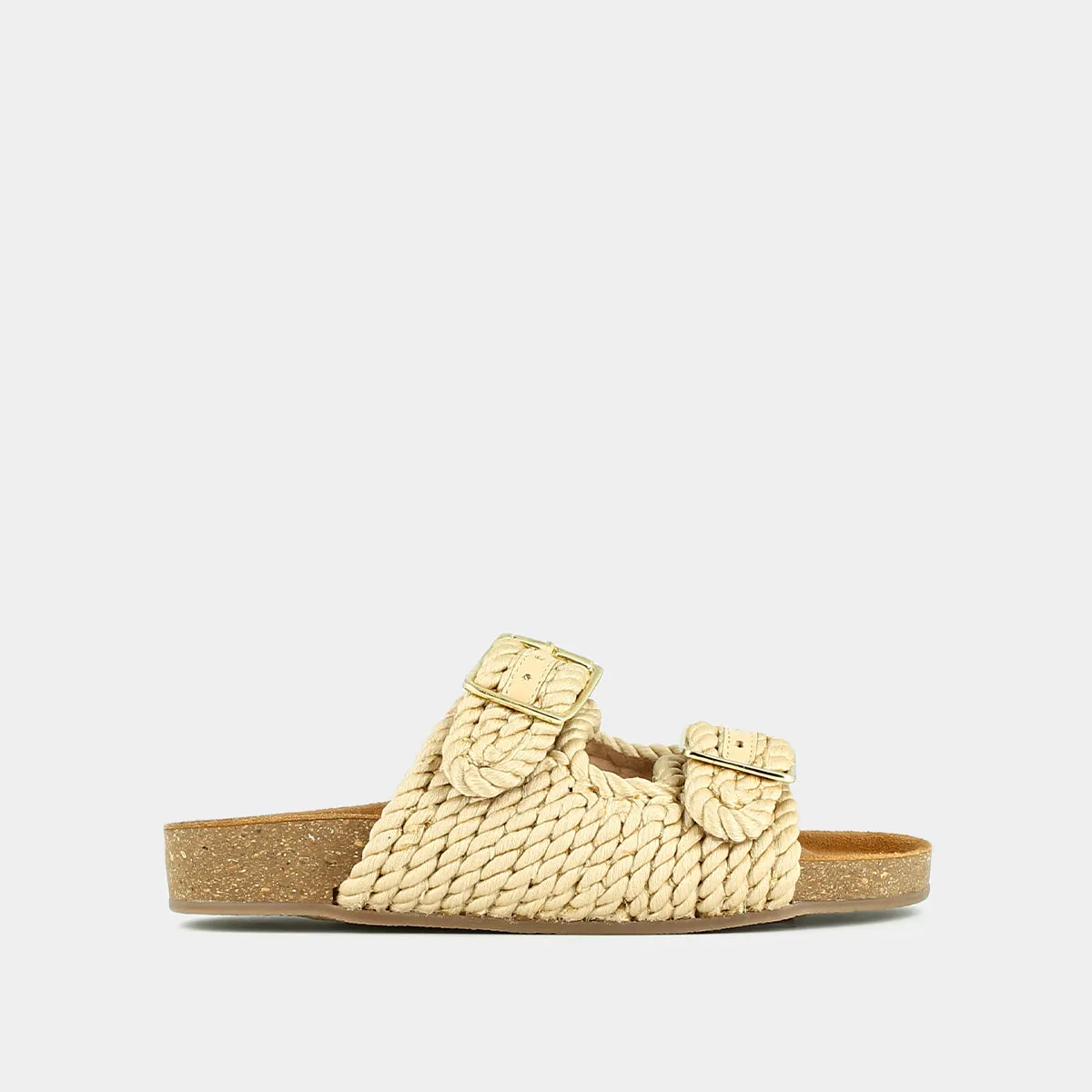 Jonak - Mules Wafou Corde  - Beige