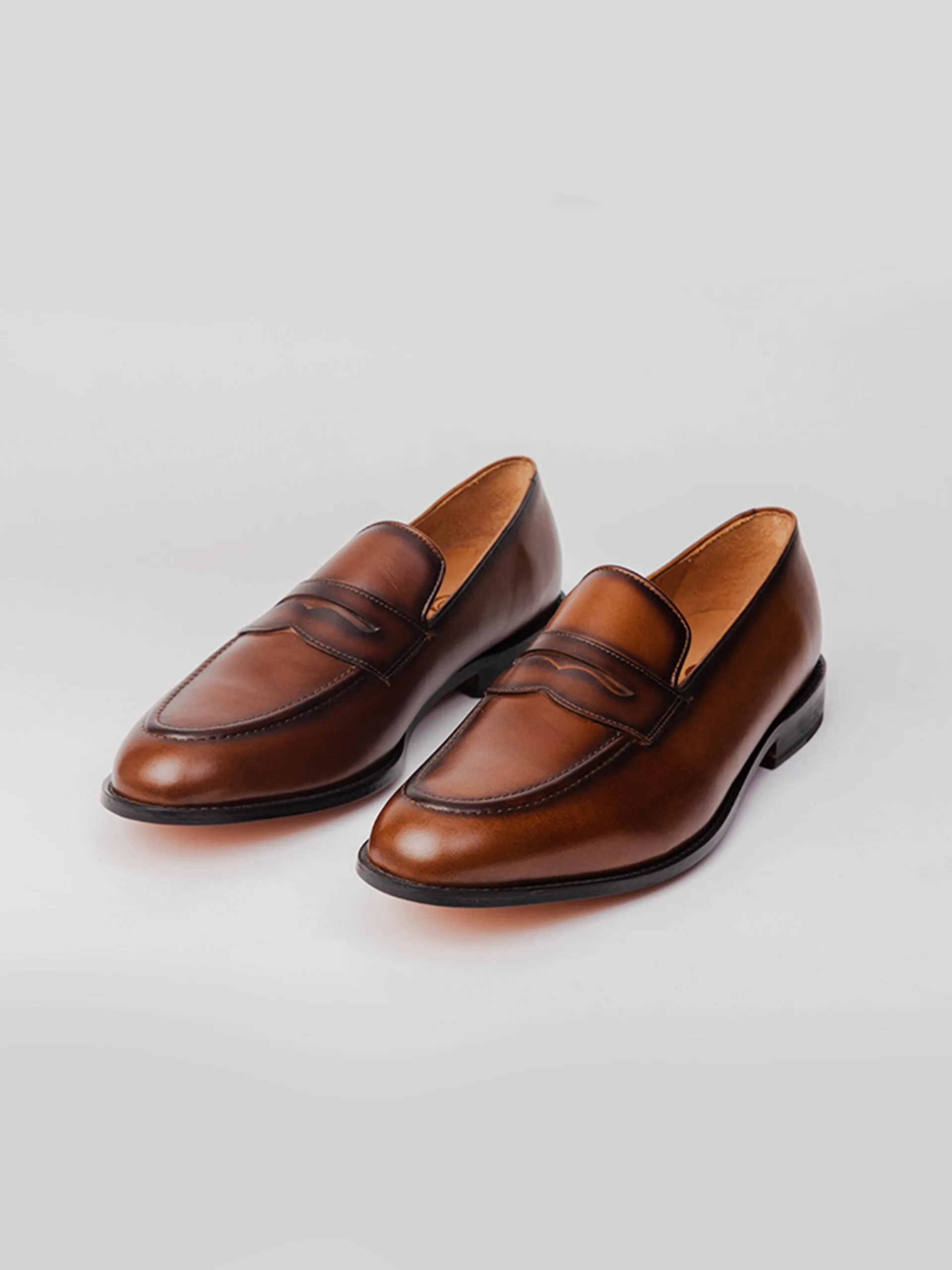 Krons Loafer - Coffee Patina