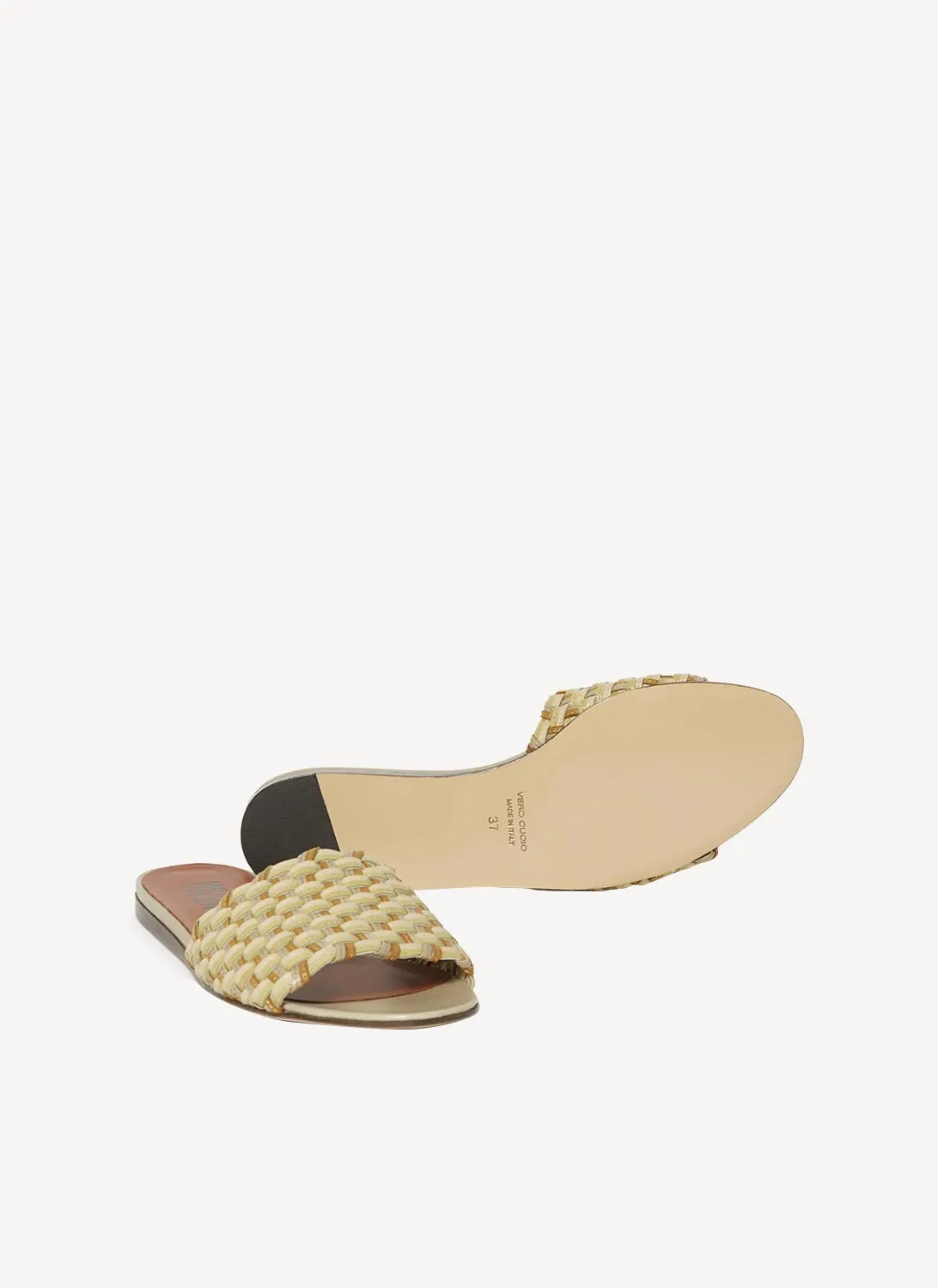 Michel Vivien - Mules - Beige - Femme