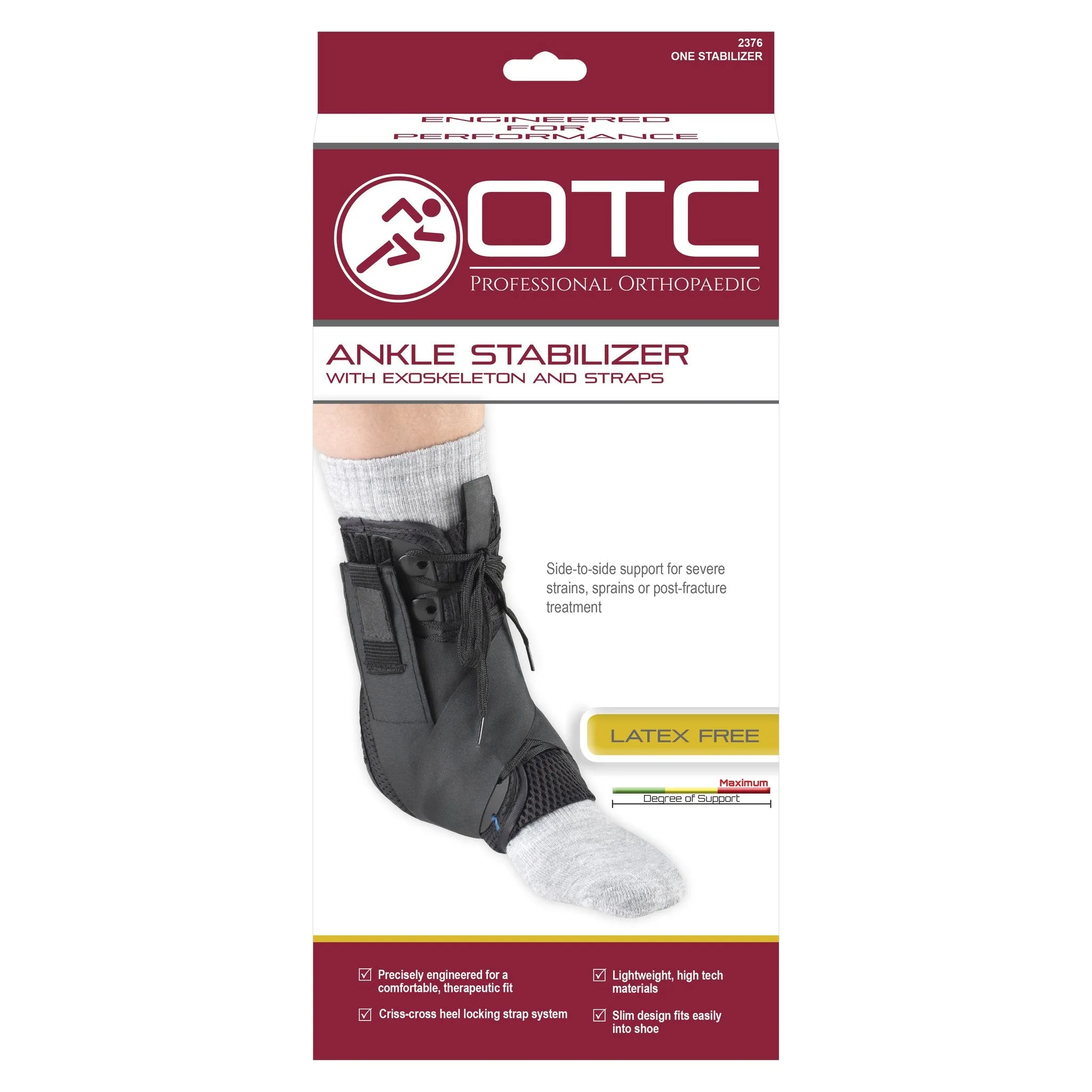 OTC ANKLE STABIL EXO W/ STRAP - 2376