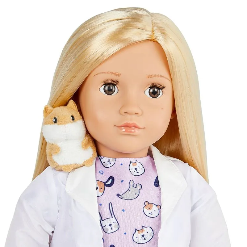 Our Generation 18Inch(45cm) Activity Doll Noemie The Veterinarian