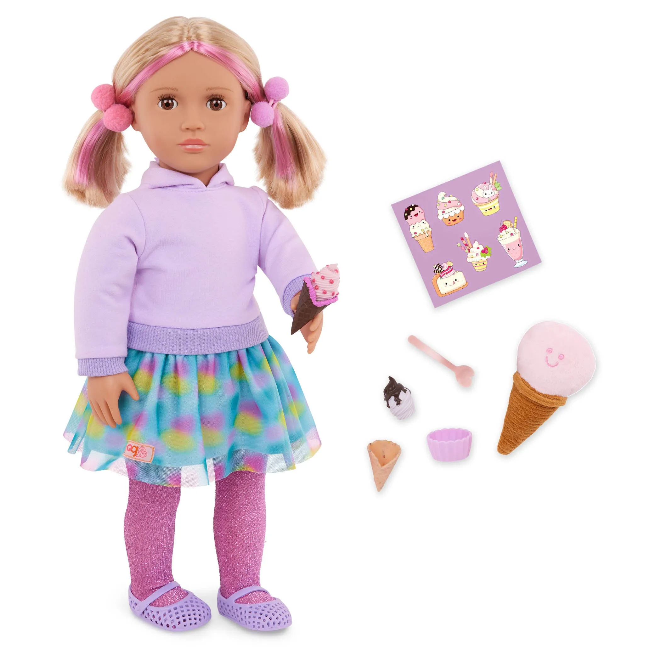 Our Generation Activity Ice Cream Doll with Accessories Andy