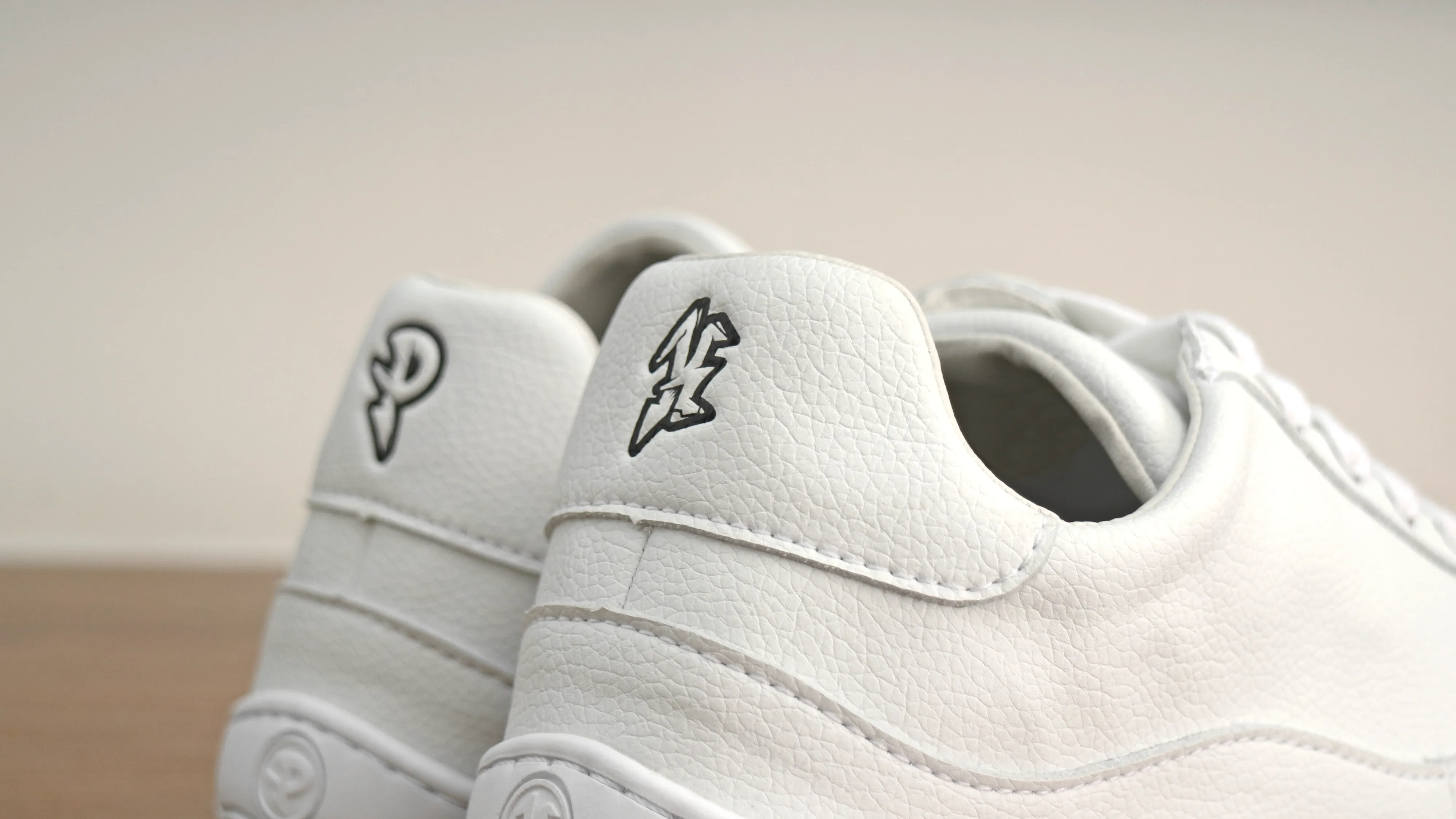 PaperKrane Kids Sneakers - White Lows - Vegan