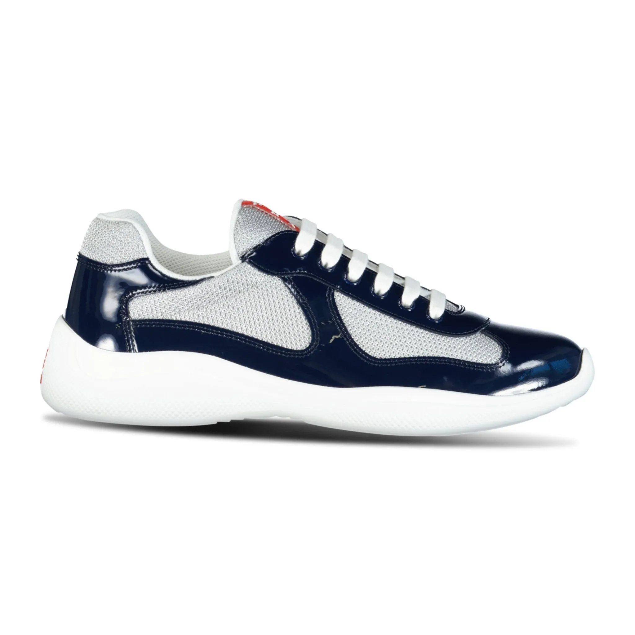 Prada Americas Cup Sneakers Navy & Grey Mesh