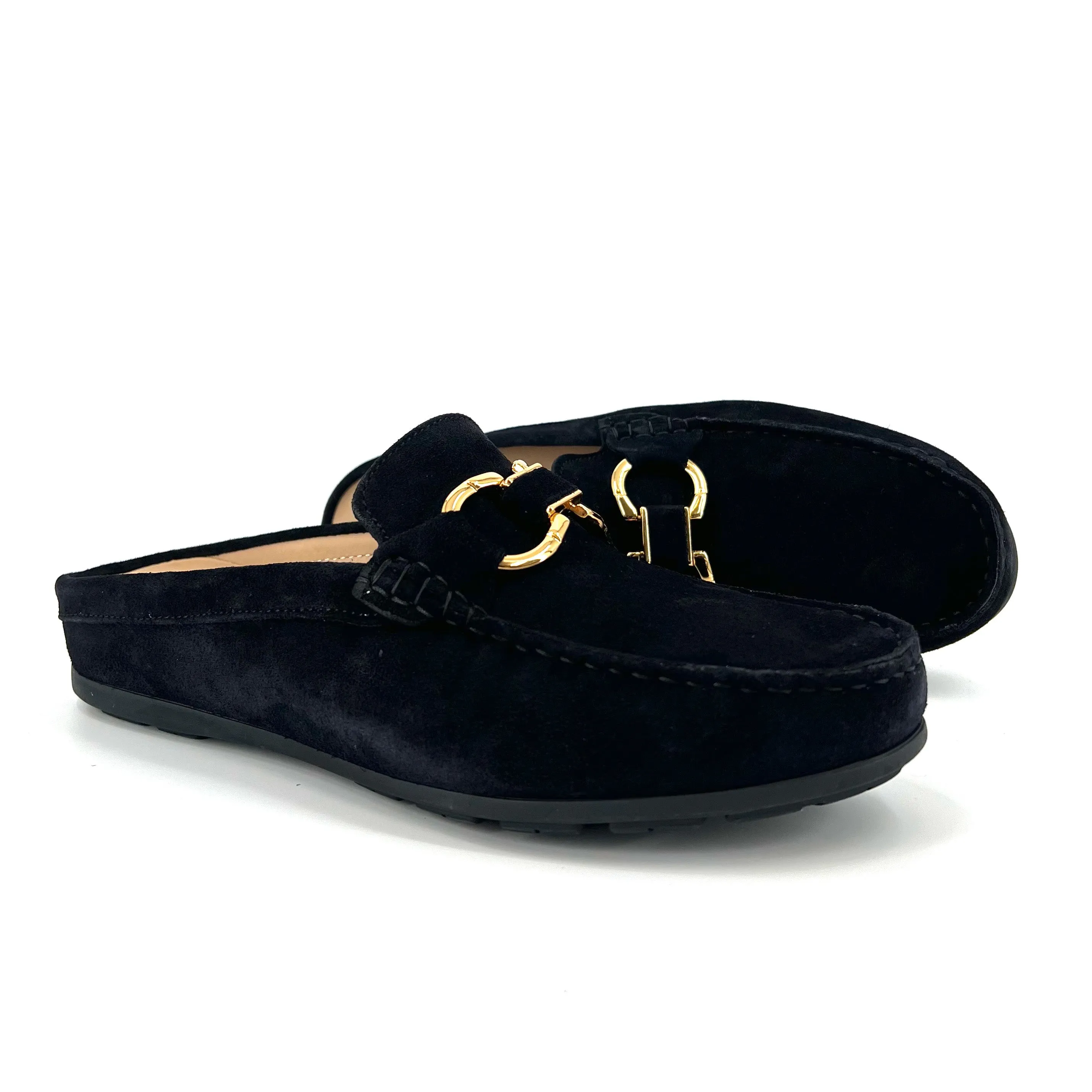 The Comfort Bit Mule in Navy