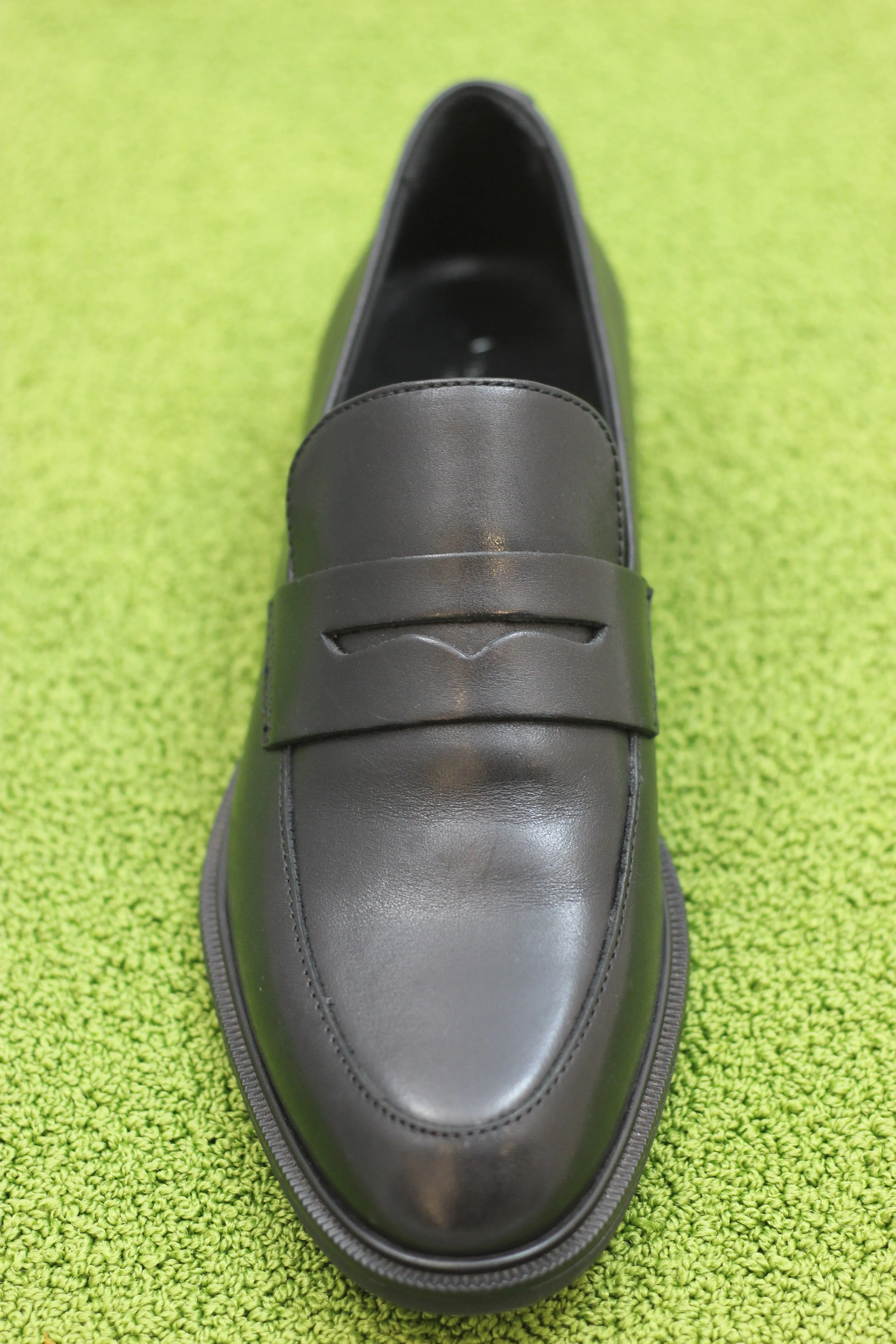 Womens Frances Loafer - Black Leather